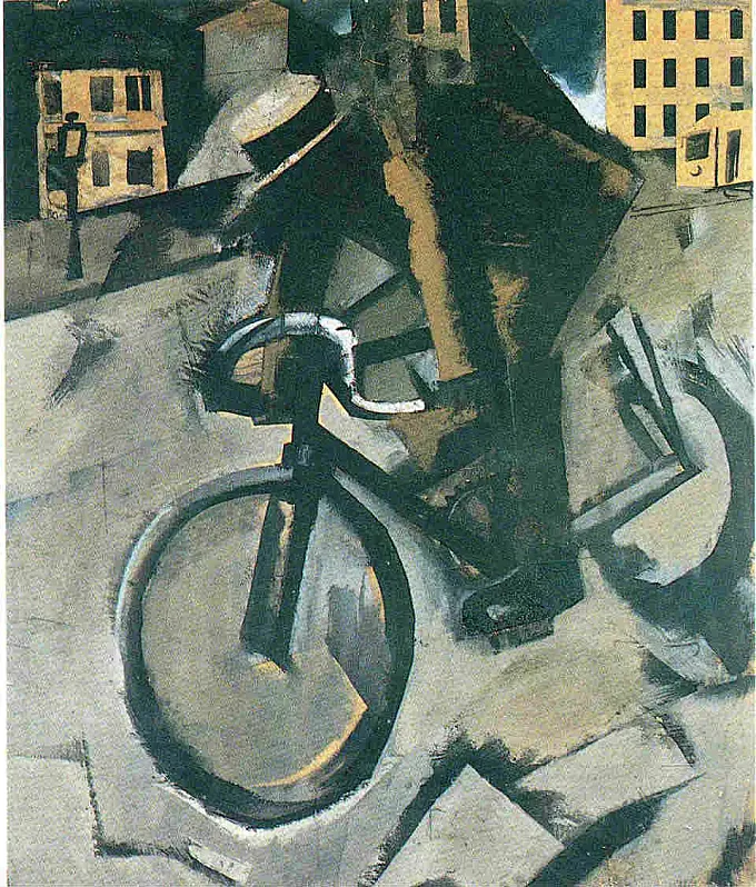 'El ciclista', Mario Sironi (1916)