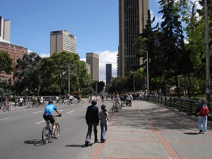 Así viven el día sin carro dos ciclistas urbanos de Bogotá