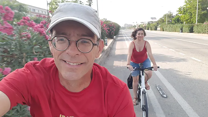 Postales desde España: el viaje en bici de Herbert Tiemens
