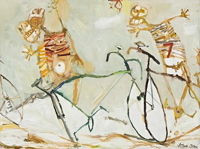 ‘The Bicycle Boys Collision’ (John Olsen, 1961)