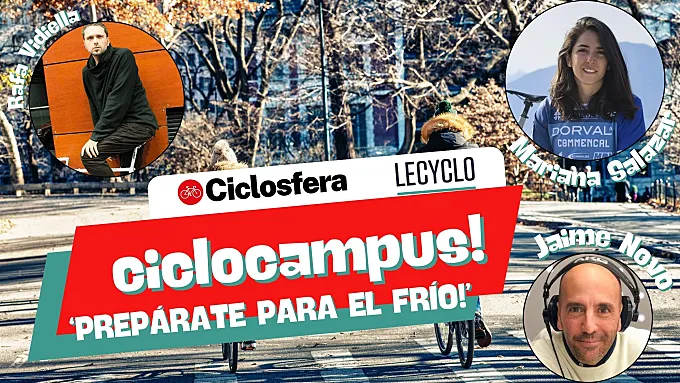 'Ciclocampus' presenta 'Abrígate en bici', un programa de Ciclosfera y Lecyclo con un 10% de descuento