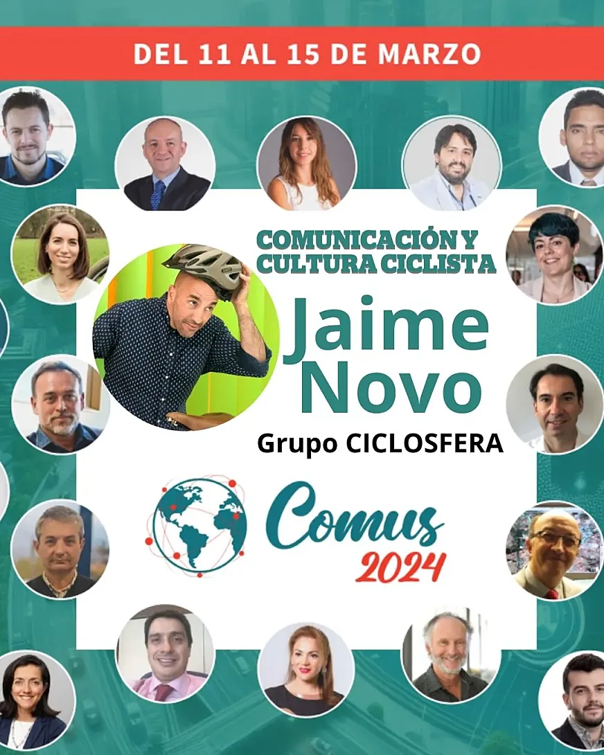 Jaime Novo ha dirigido el mini documental "Comunicación y Cultura Ciclista" que has podido disfrutar entre las ponencias del COMUS 2024.