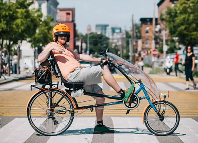 Sam Polcer: “La gente sonríe cuando va en bicicleta”