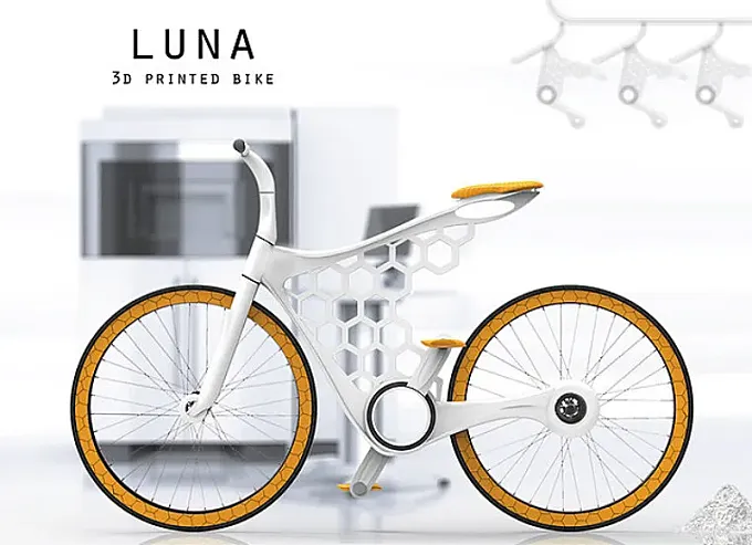Luna: la bicicleta 3D fabricada en nylon