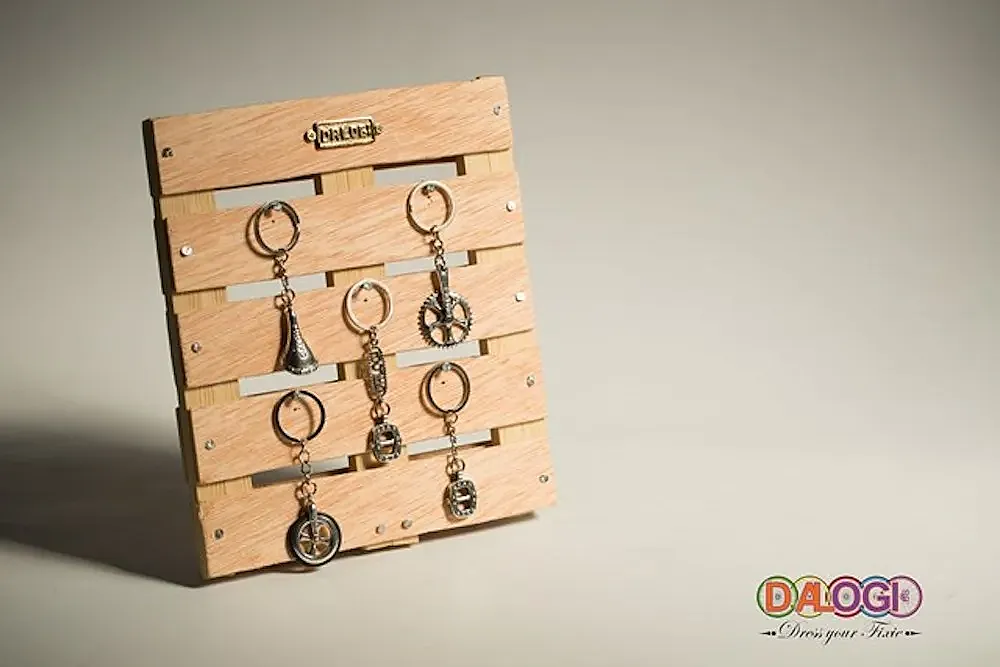 Algunos de los llaveros de Dalogi.