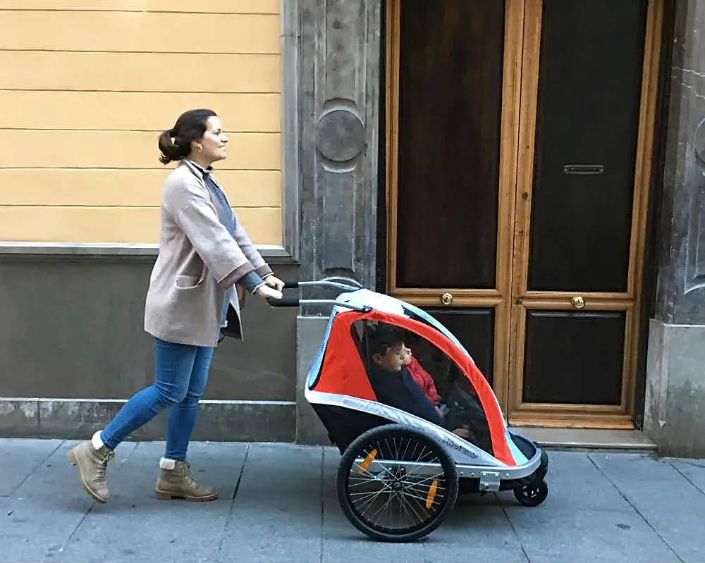WeeRide Buggy Go: remolque infantil para bicicletas.
