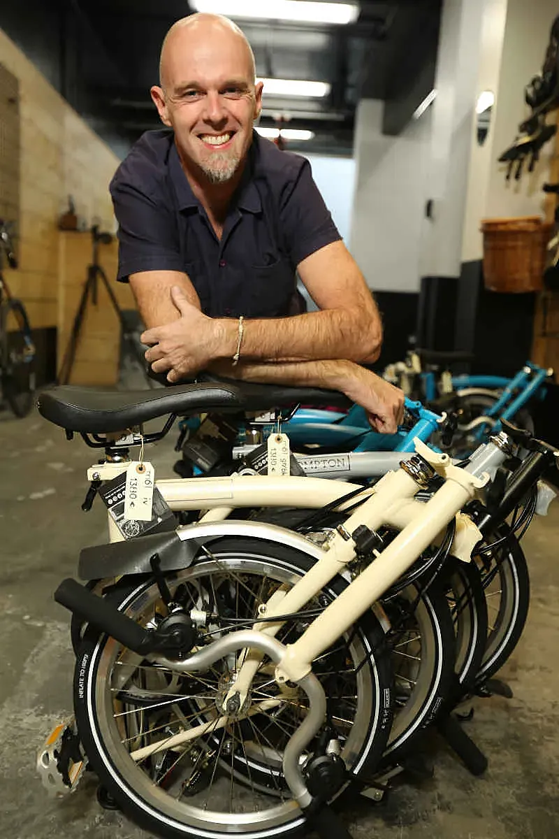 Koos Kroon, en Koos by Bike Tech (foto: Isabella Antonelli)