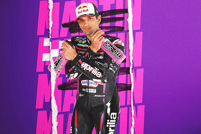 Jorge Martín, campeón de MotoGP 2024, se une a Muc-Off