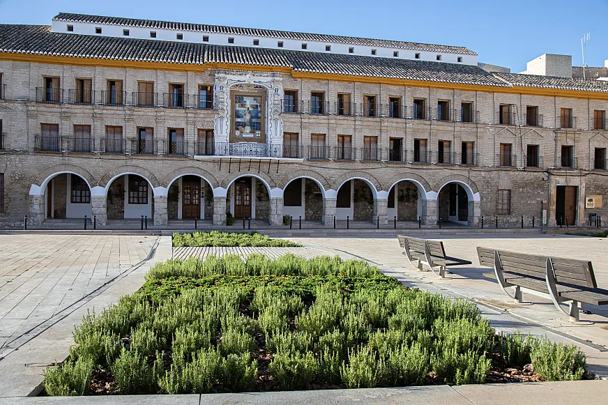 Plaza de la Constitución de Baena, Córdoba.