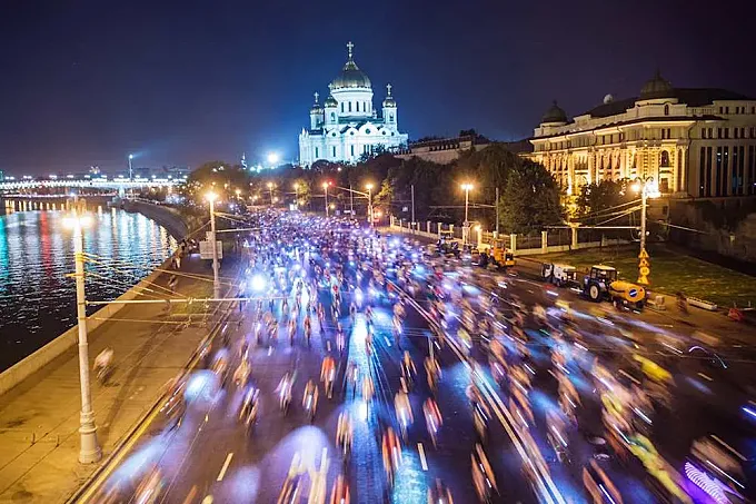 Ciclismo en Moscú: y sin embargo, se mueve