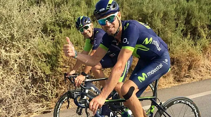 Alejandro Valverde vuelve a los entrenamientos