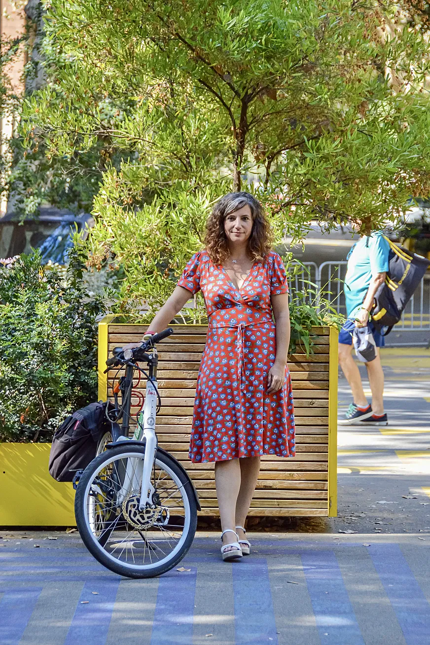 "La bici en Barcelona está exultante" (Silvia Casorrán, RedBici)
