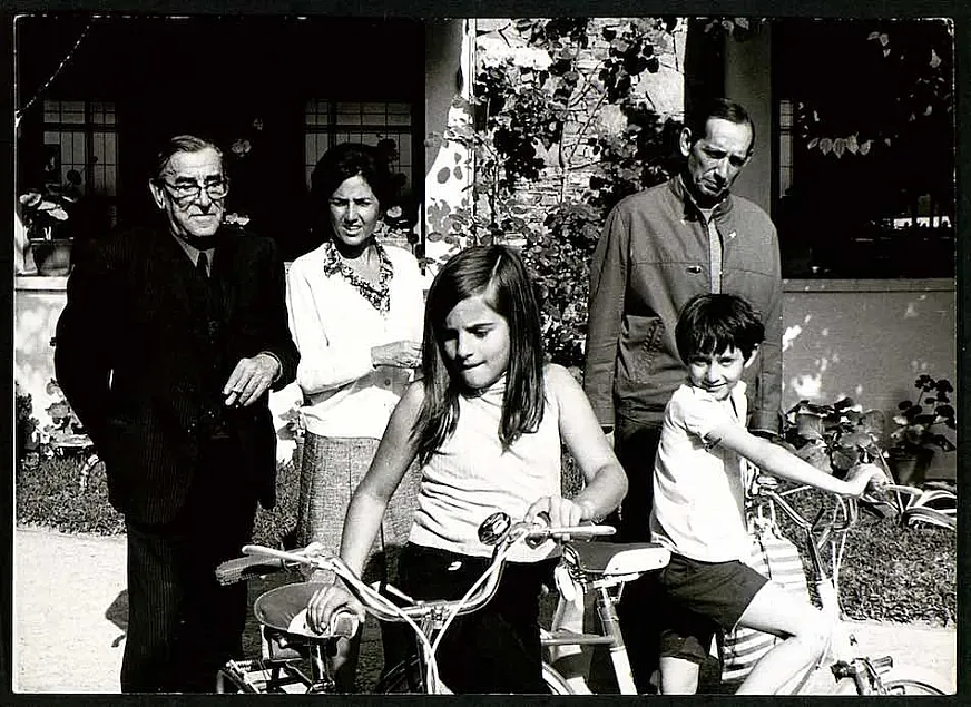 La familia Delibes de Castro (Foto: Archivo Miguel Delibes).