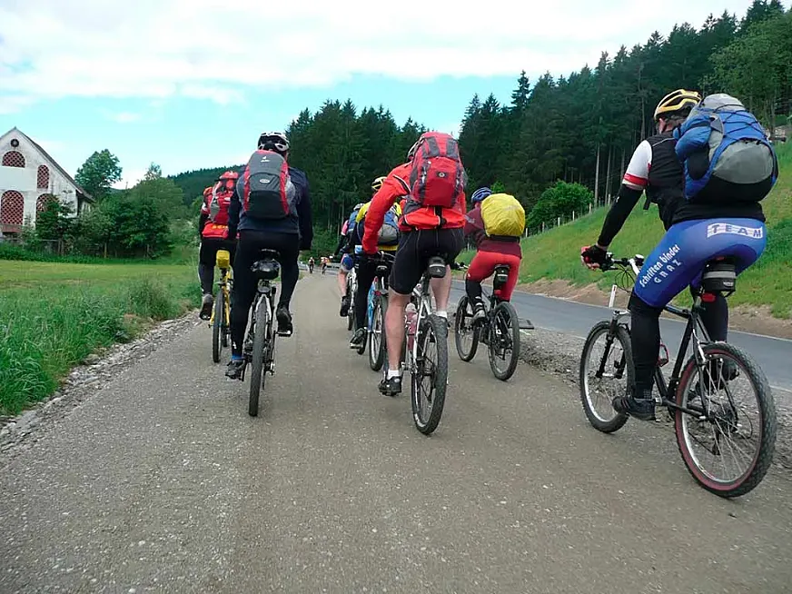 Salir a rodar en grupos grandes no es recomendable.