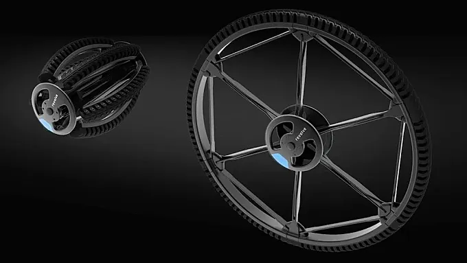 Así es la rueda plegable que quiere revolucionar el sector de la bici