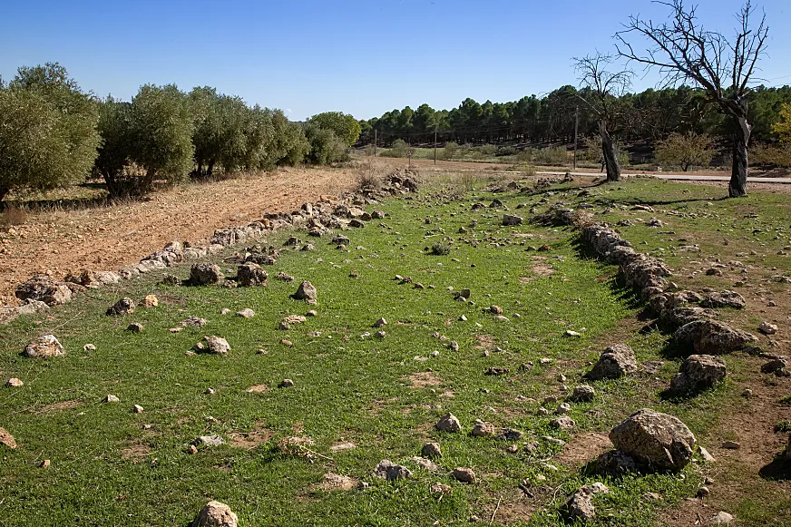 Calzada Romana en Lezuza, Albacete.