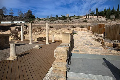 Barrio del Foro Romano en Cartagena.