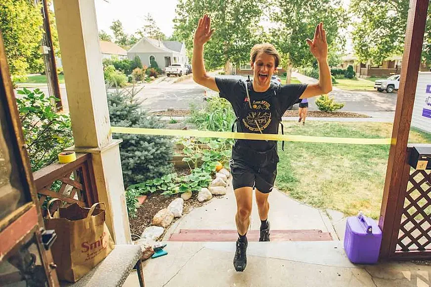 Zeppelin comletó el Ironman en 13 horas y 26 minutos (foto: Sean Ryan/Bicycling).