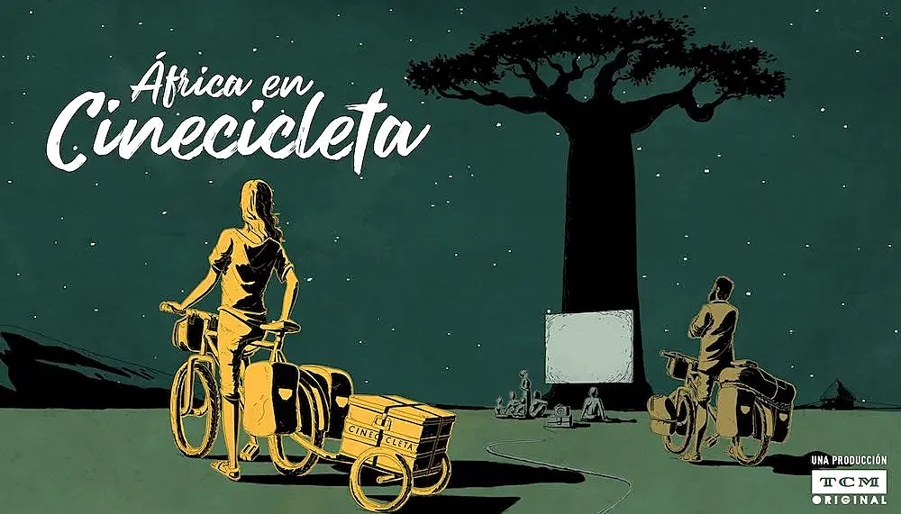 Cartel del documental 'África en Cinecicleta'.