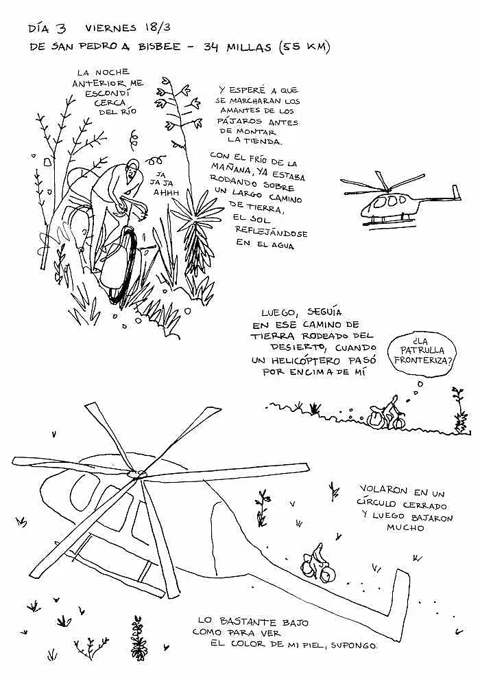 El libro recoge la aventura de la ilustradora.