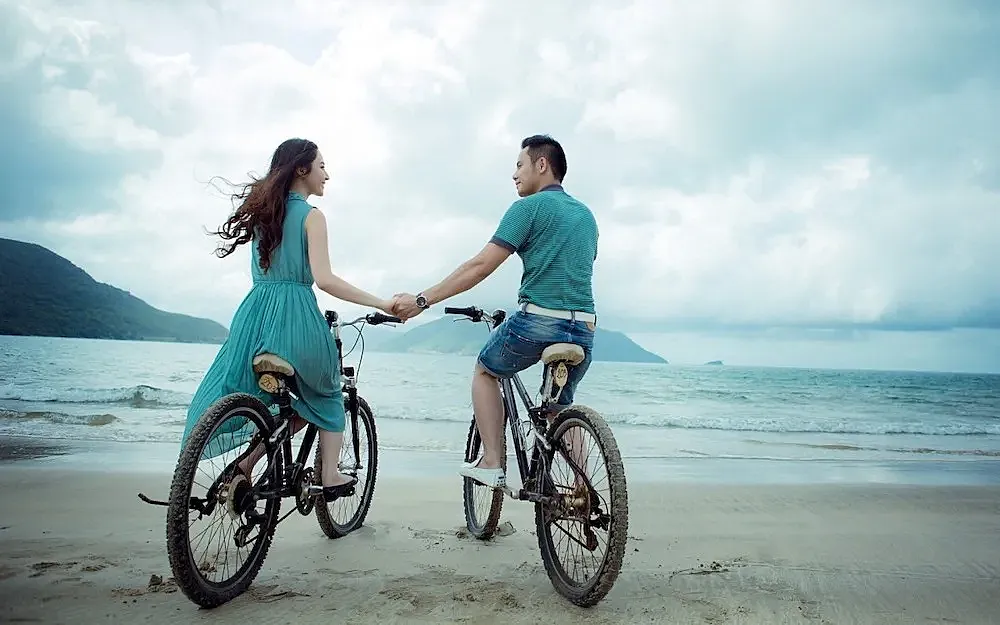 San Valentín: amor y bicicletas.